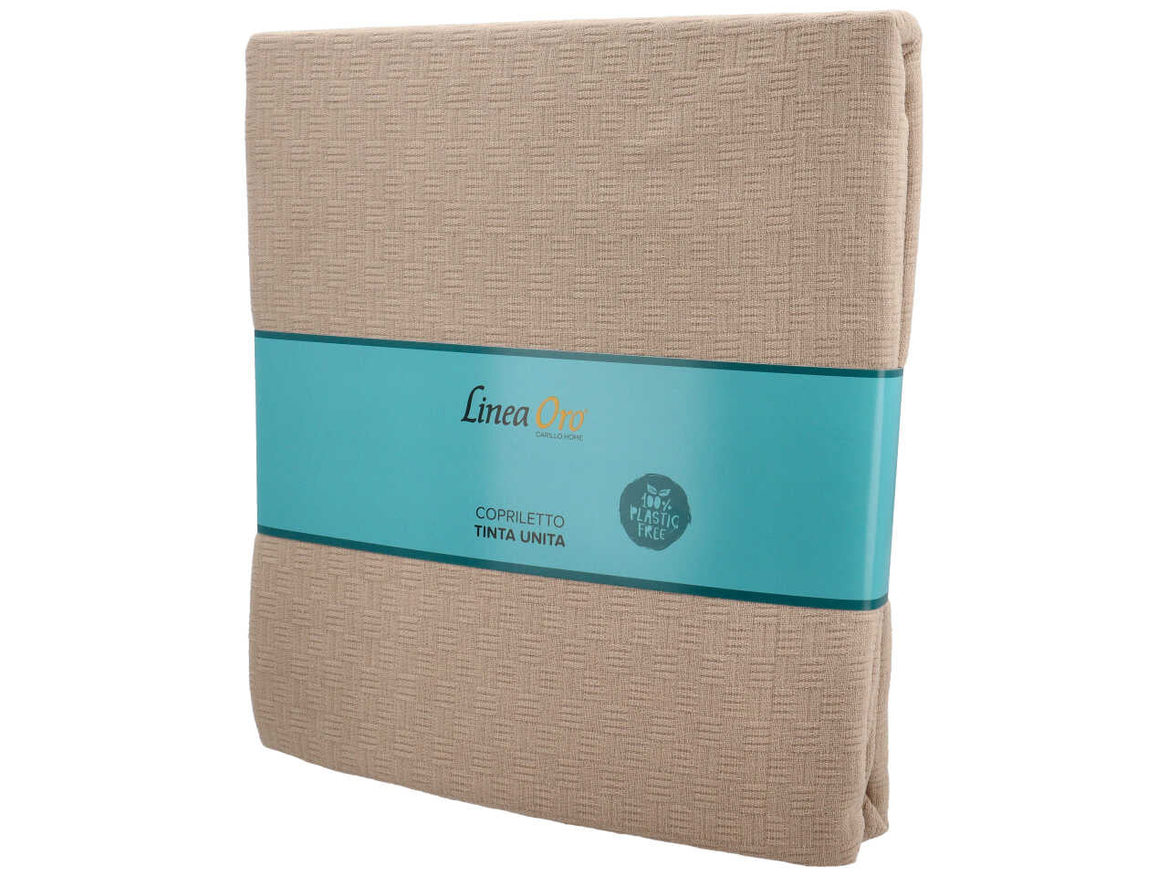Leida copriletto per letto a 1 piazza tortora