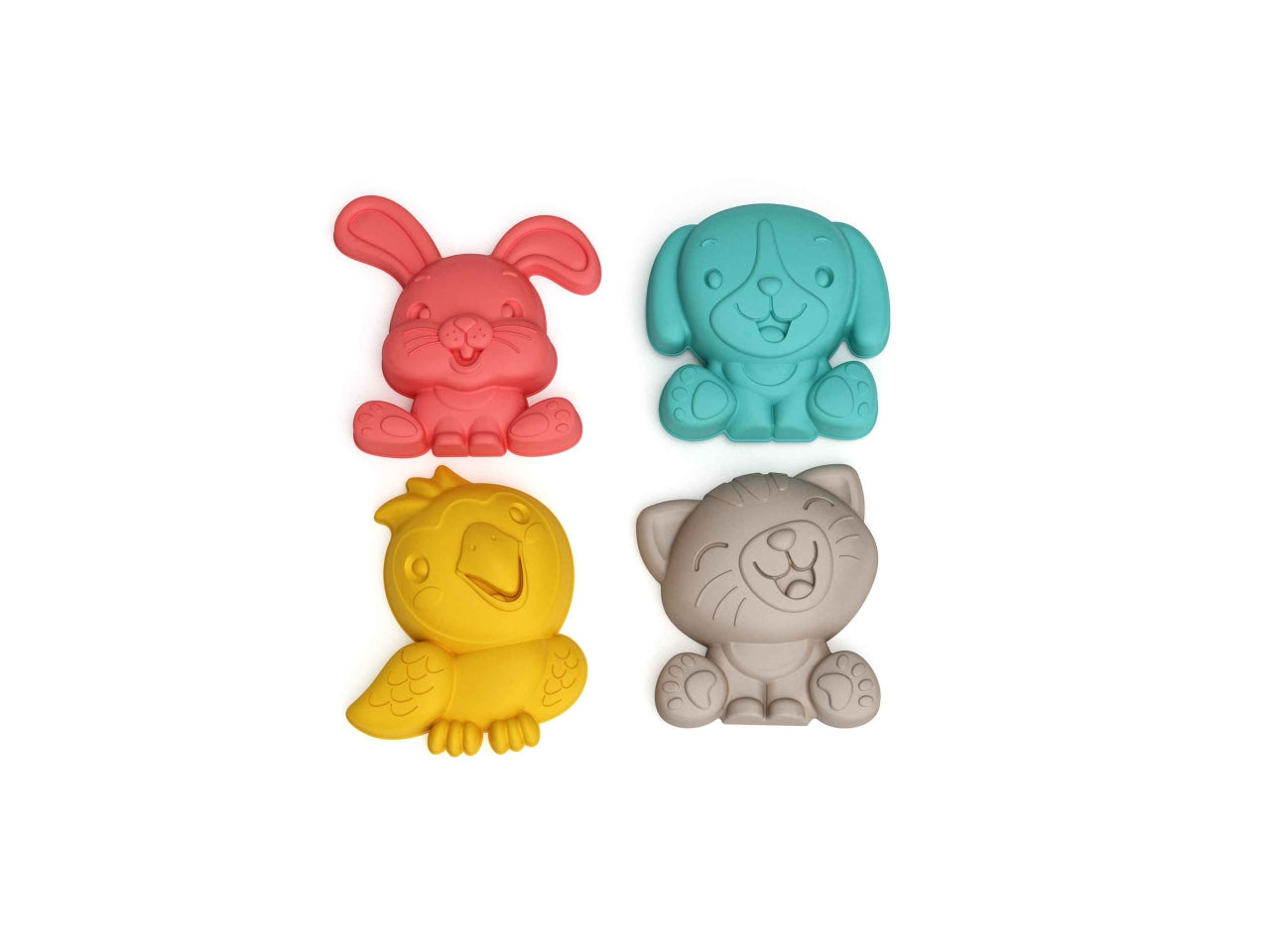 Formine giganti animali domestici set 4 pezzi