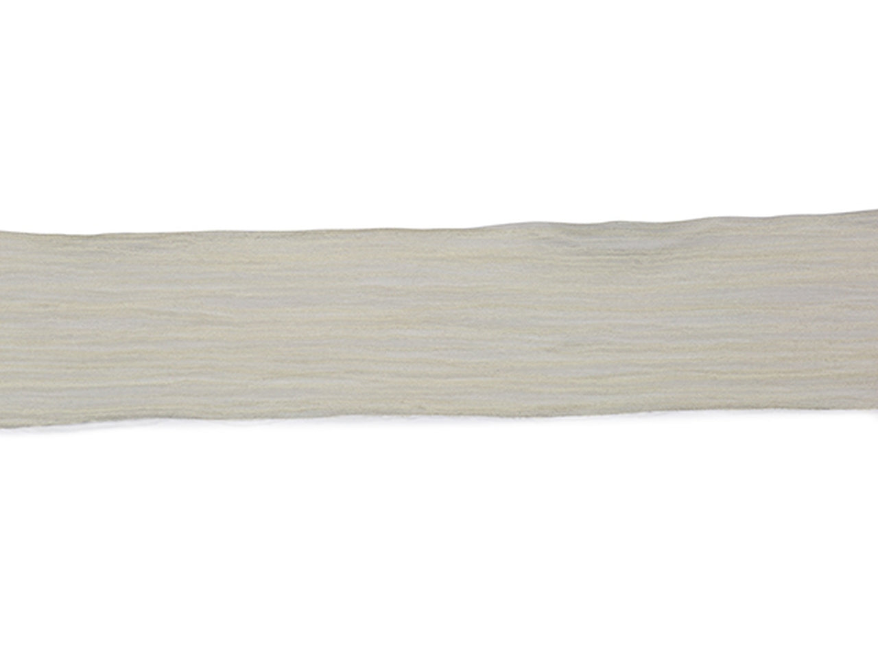 Nastro crinkle chiffon 3,8cm x10mt di colore panna