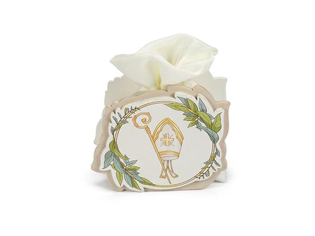 Scatola stampa cresima con sacchetto 6x6hcm