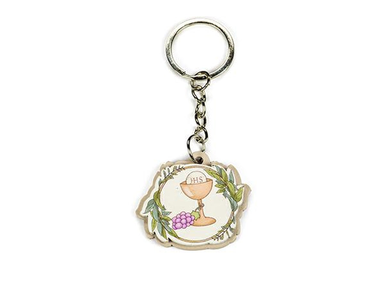 Portachiavi stampa comunione d.3cm