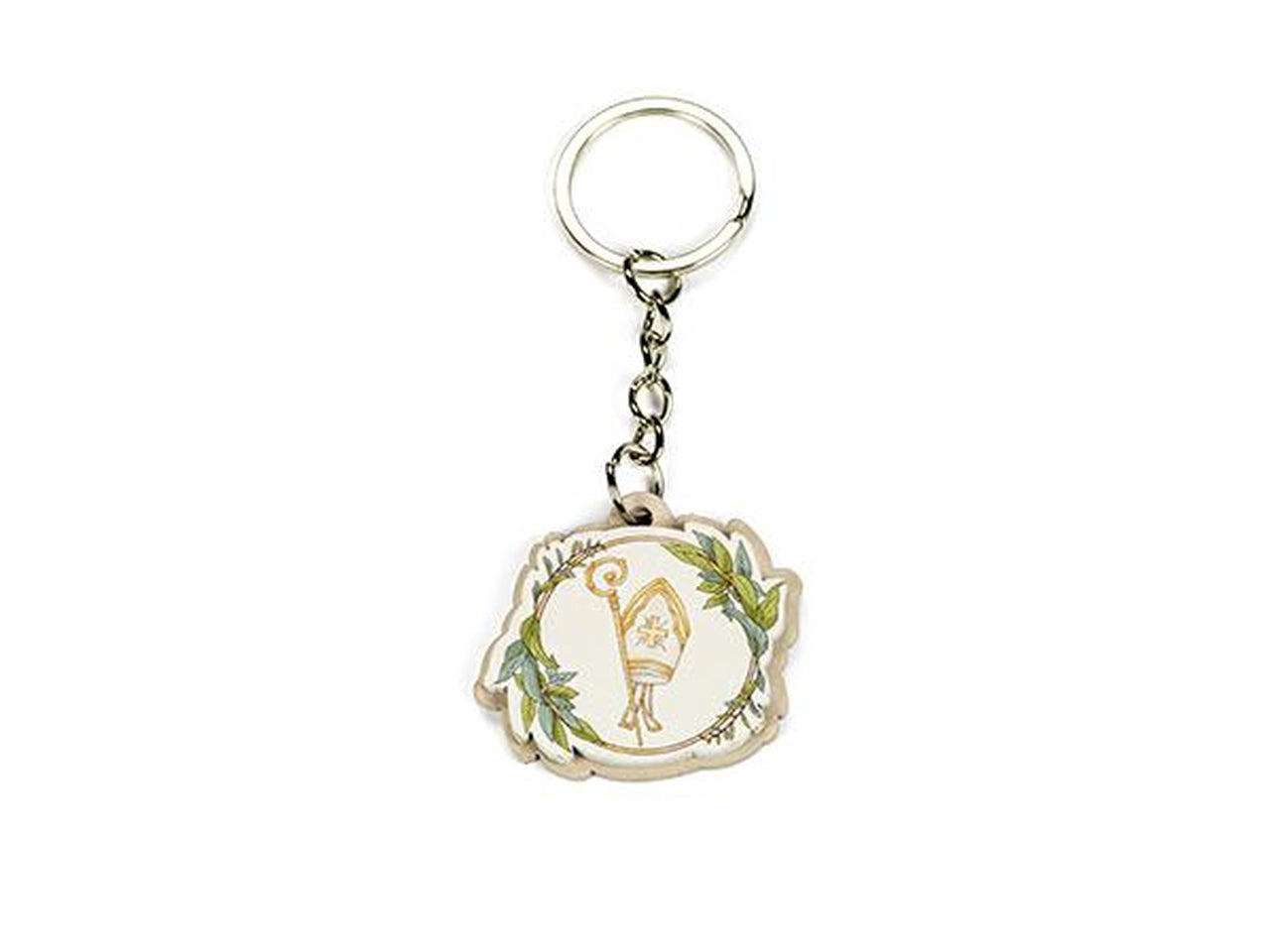 Portachiavi stampa cresima d.3cm