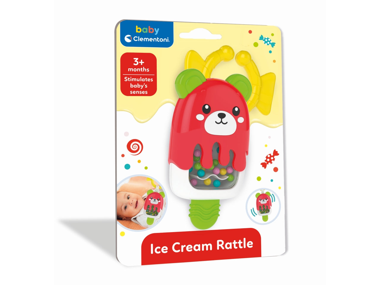Baby clementoni Ice cream rattle