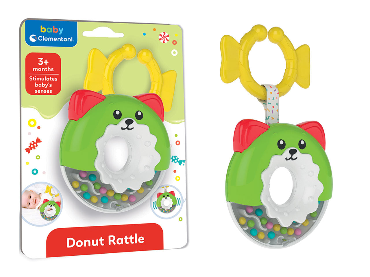 Baby clementoni Donut rattle