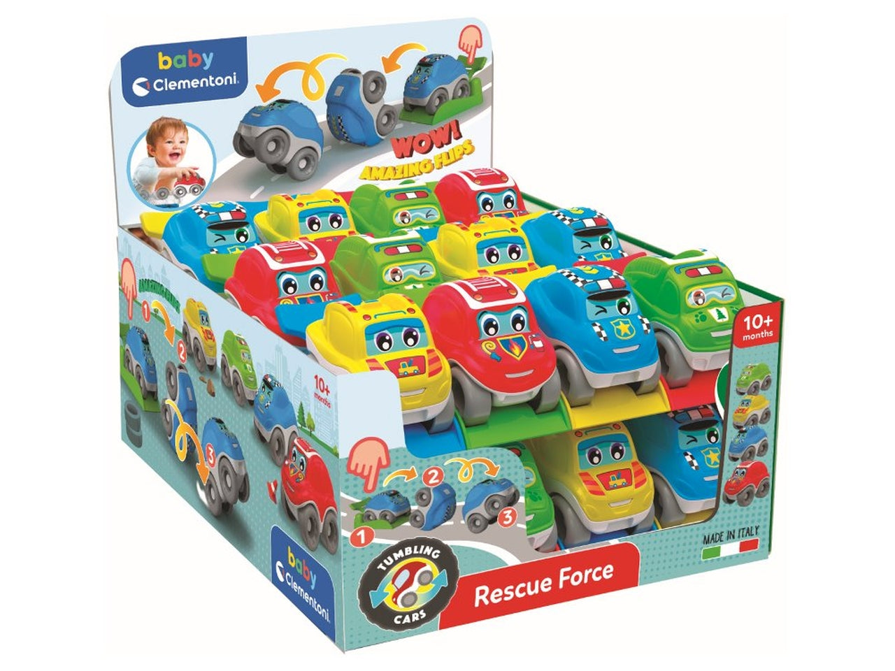 Tumbling car display rescue edition