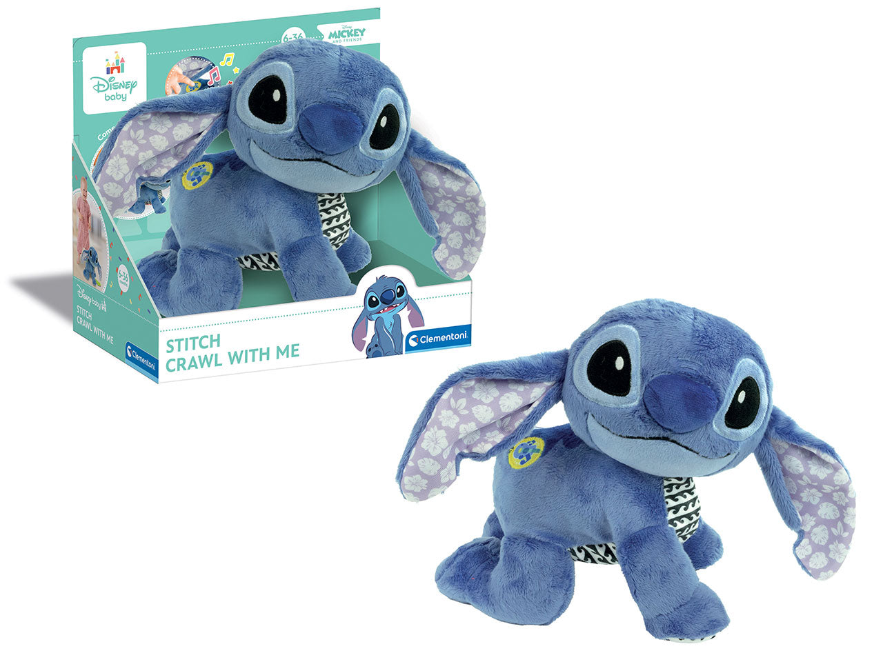 Stitch crawling plush