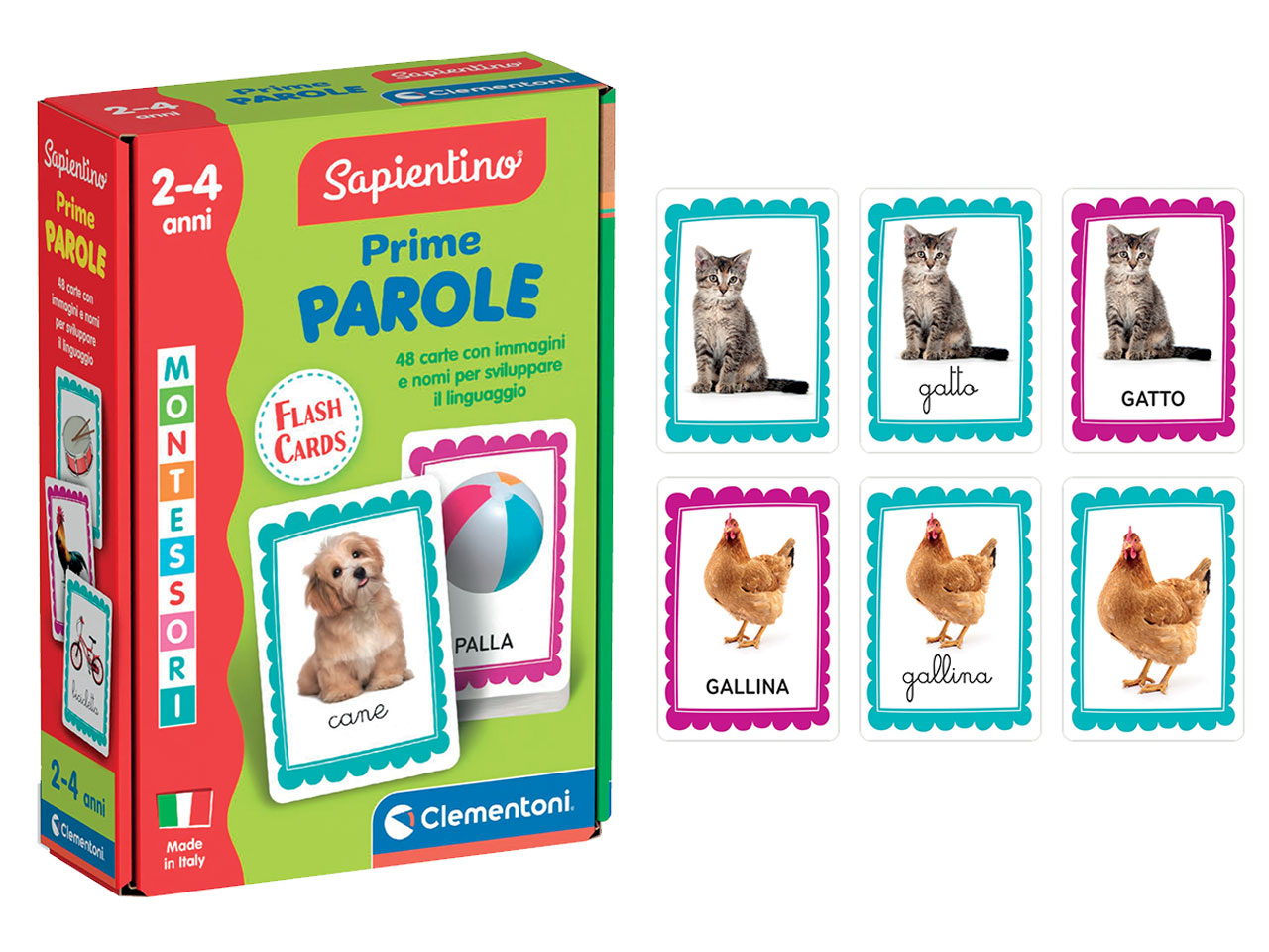 Montessori - flashcard prime parole