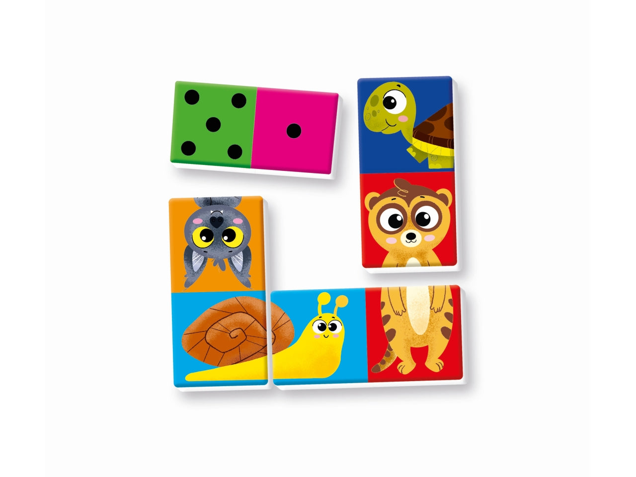 Domino numeri e animali