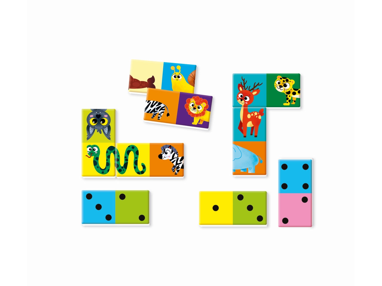 Domino numeri e animali