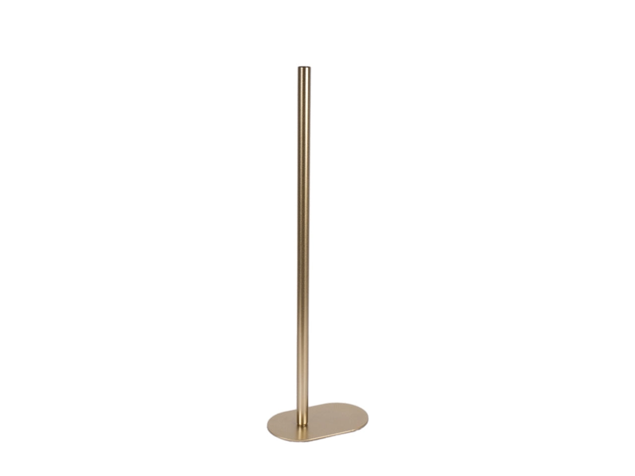Portafiore in metallo 15x9x50cm di colore oro