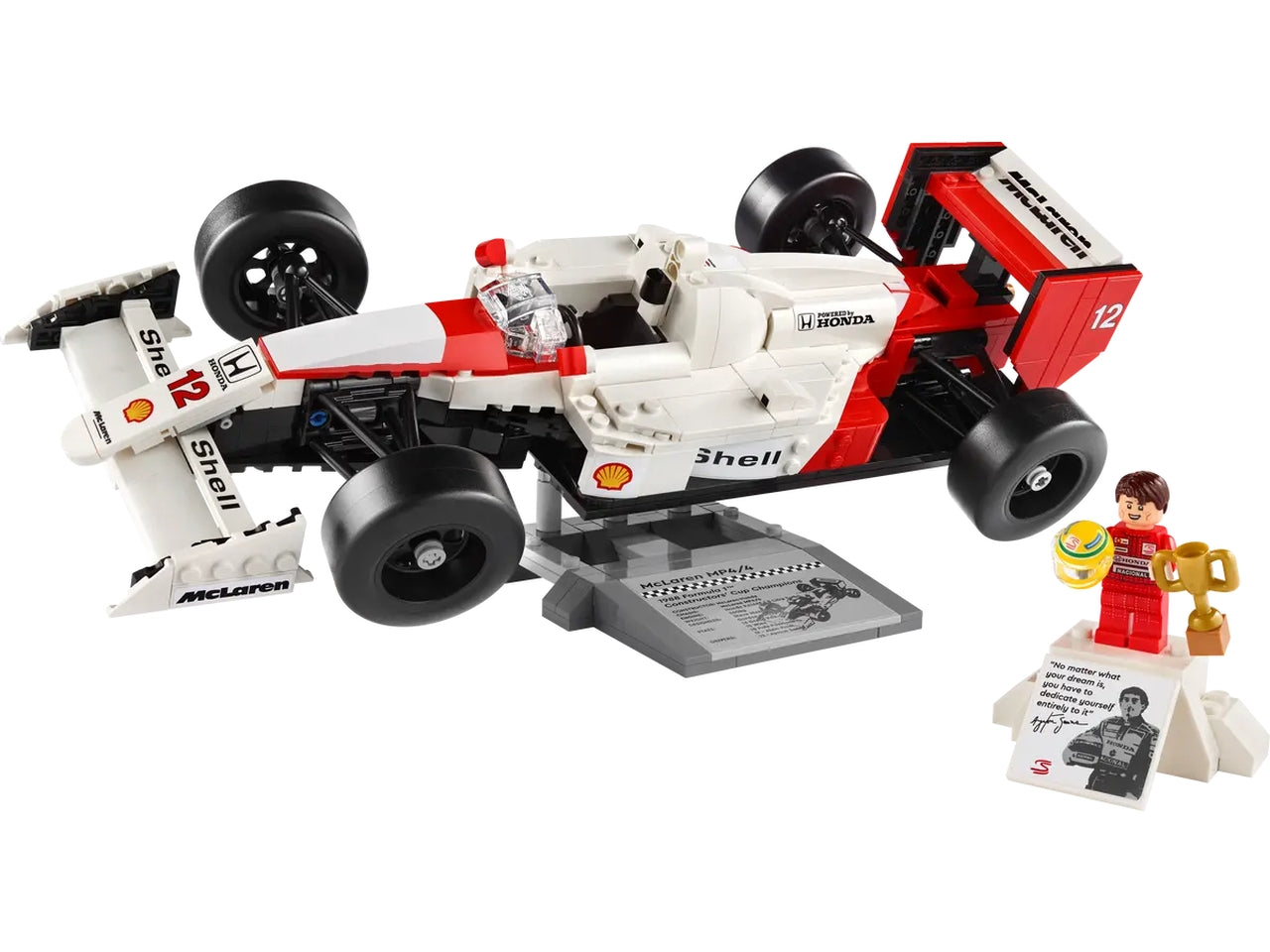 Lego Icons meclaren c/ayrton senna mp4/4 693 pezzi per etÃ  18+ 10330