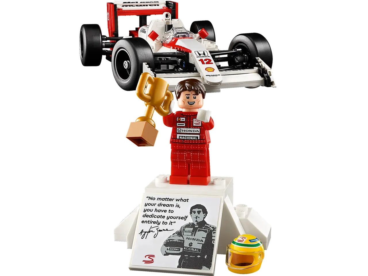 Lego Icons meclaren c/ayrton senna mp4/4 693 pezzi per etÃ  18+ 10330