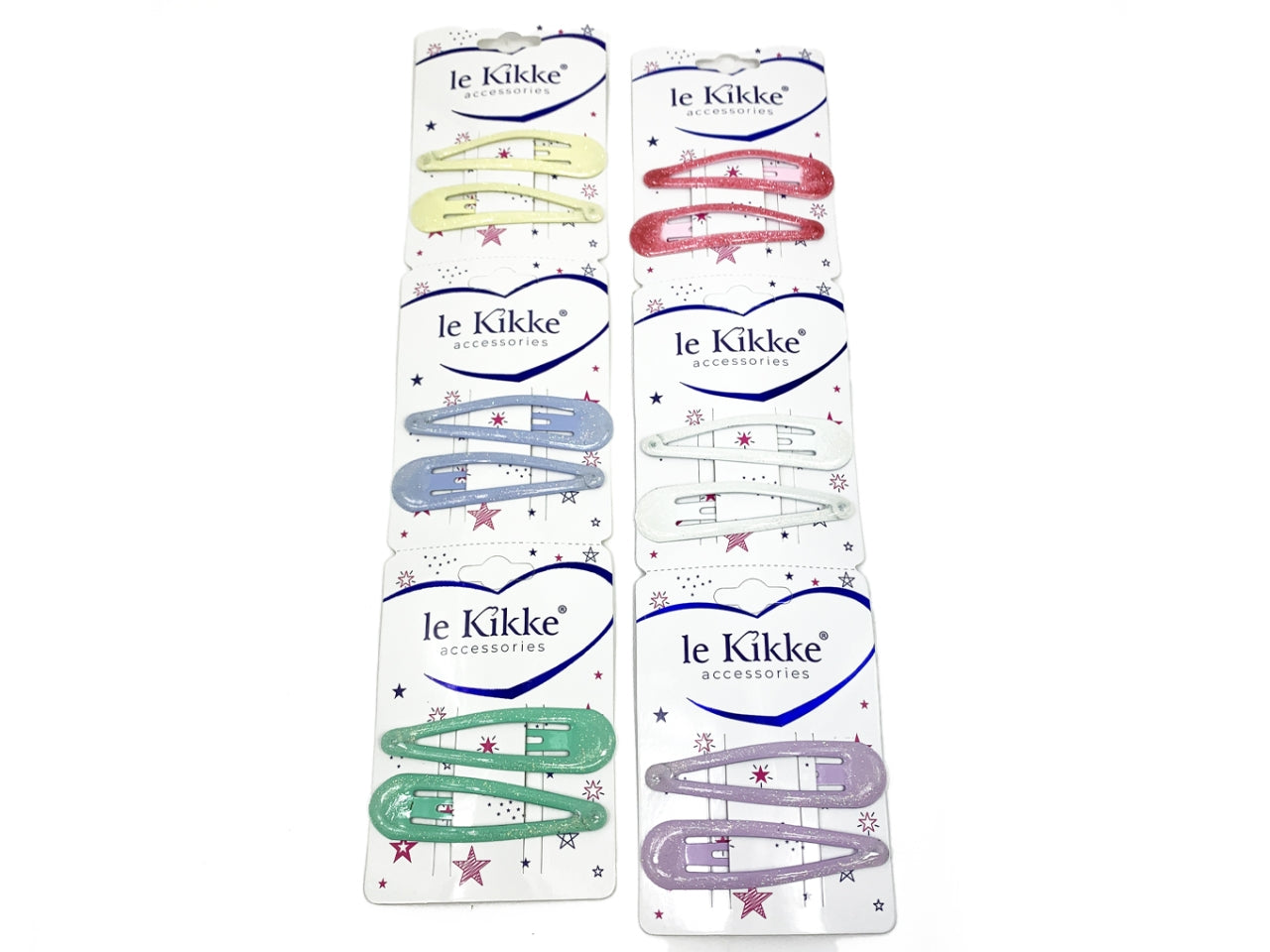 Clic clac glitter pastel 7cm