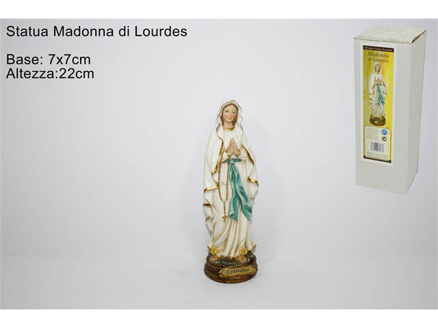 Statua madonna di lourdes 22cm