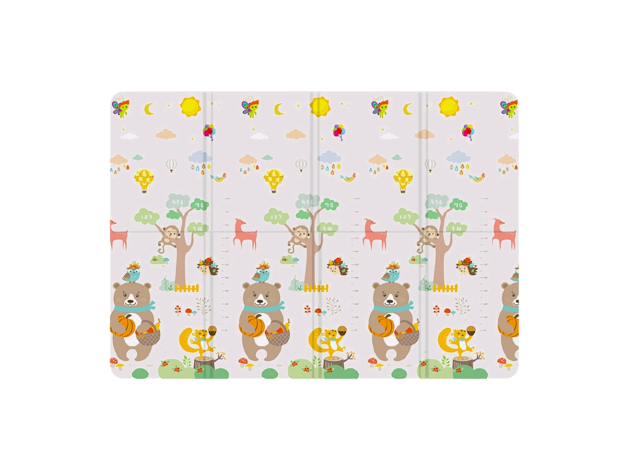 Tappeto pieghevole doppia grafica 150x200cm