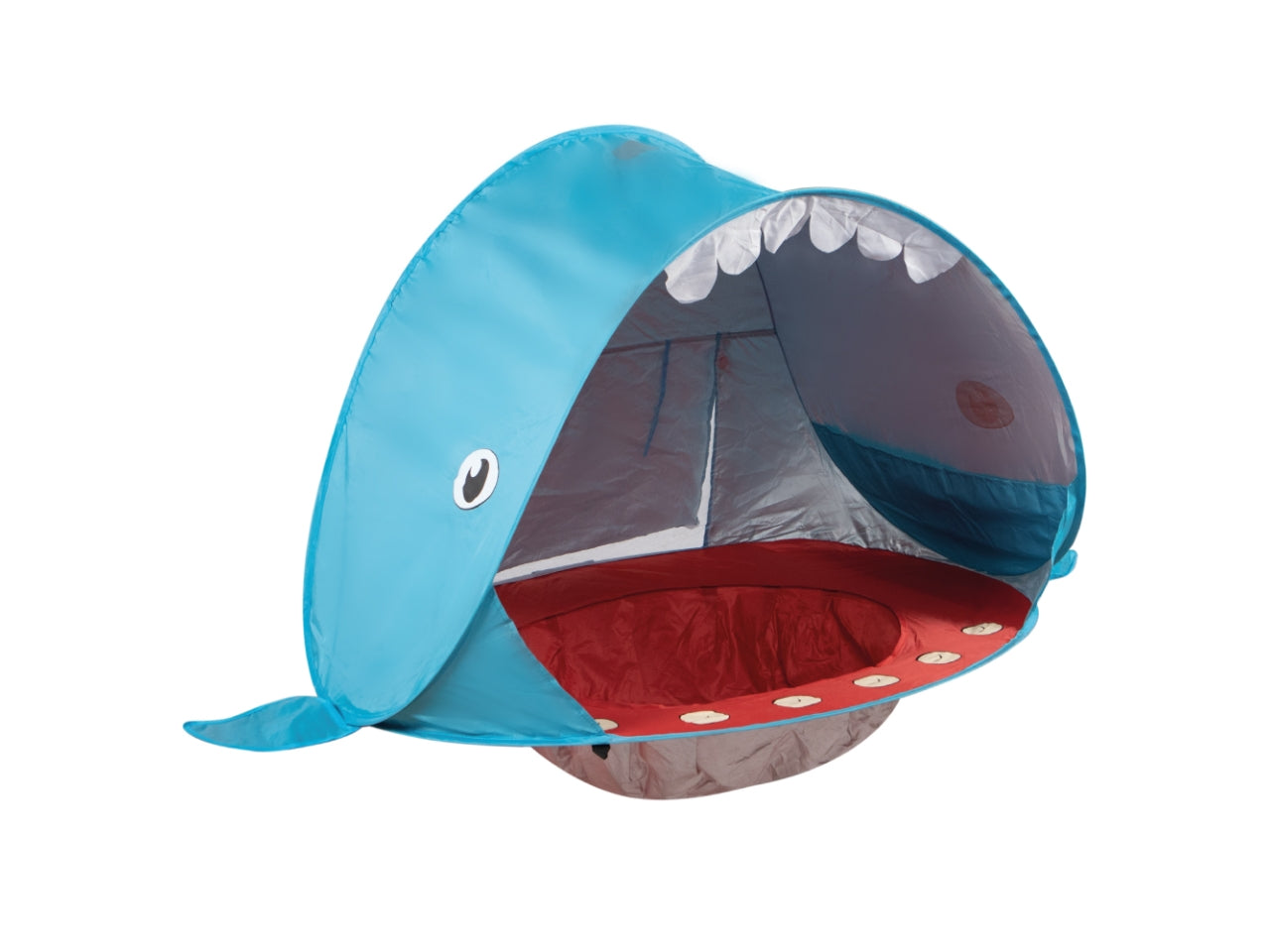 Tenda balena pop up con piscinetta