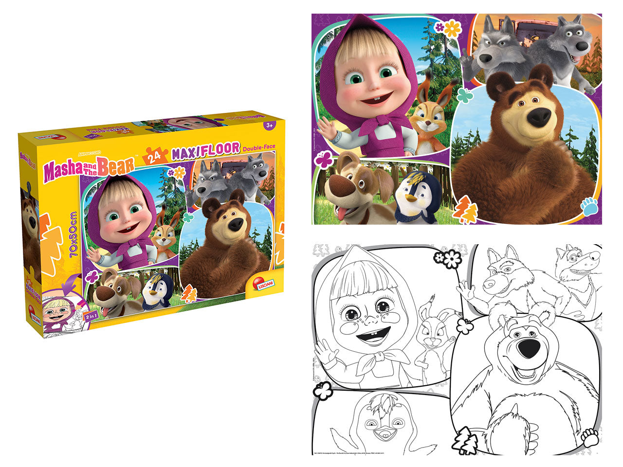 Masha puzzle d f maxifloor 24