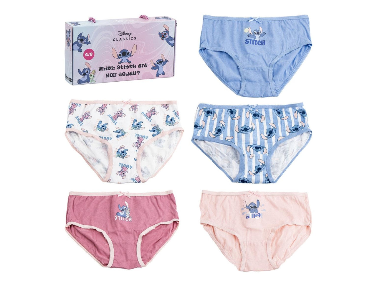 Stitch set 5 slip 4-5 anni