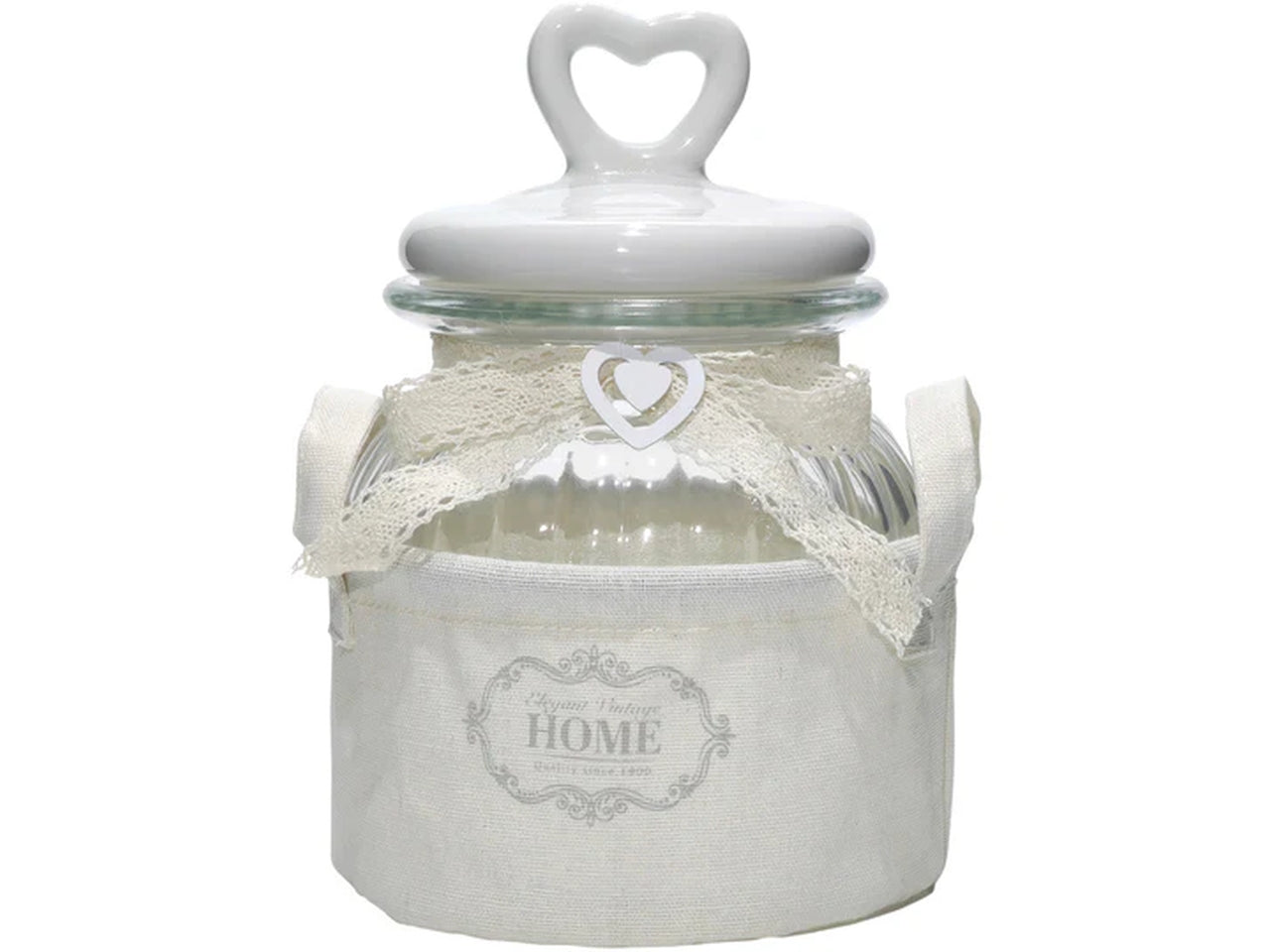 Barattolo 160cl con cestino panna