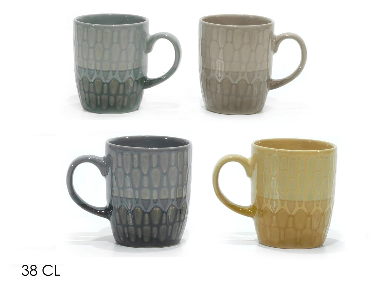 Tazza latte reactive 38cl in colori assortiti