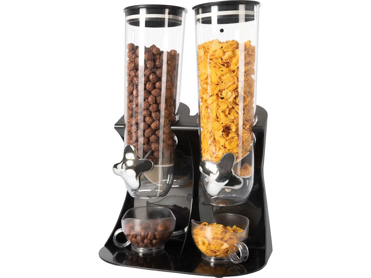 Dispenser cereali 2 pezzi con tazze da 1,5lt con 2 tazze assortiti