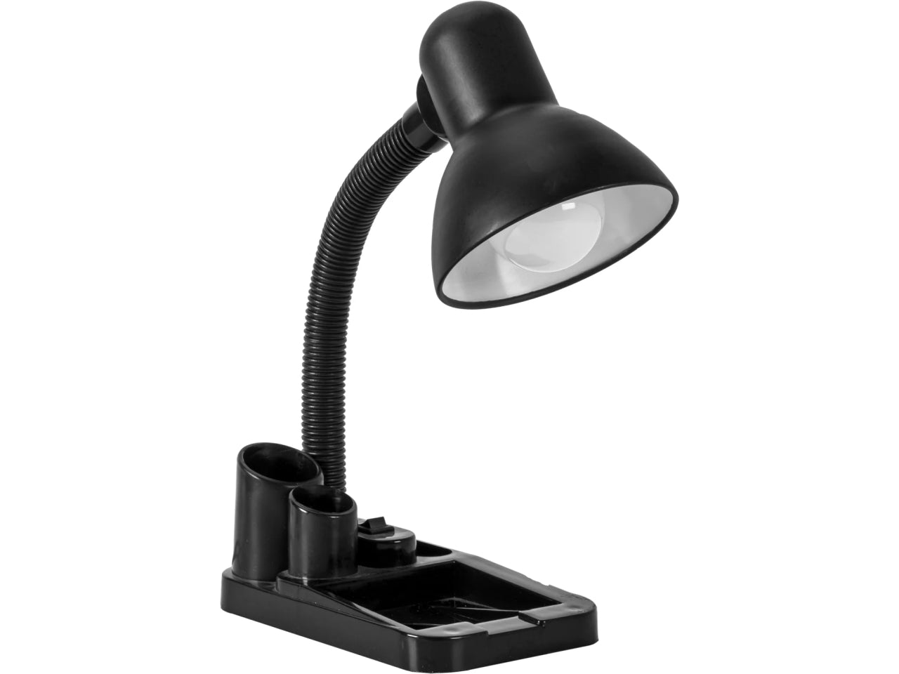 Lampada scrivania con portapenna in colori assortiti