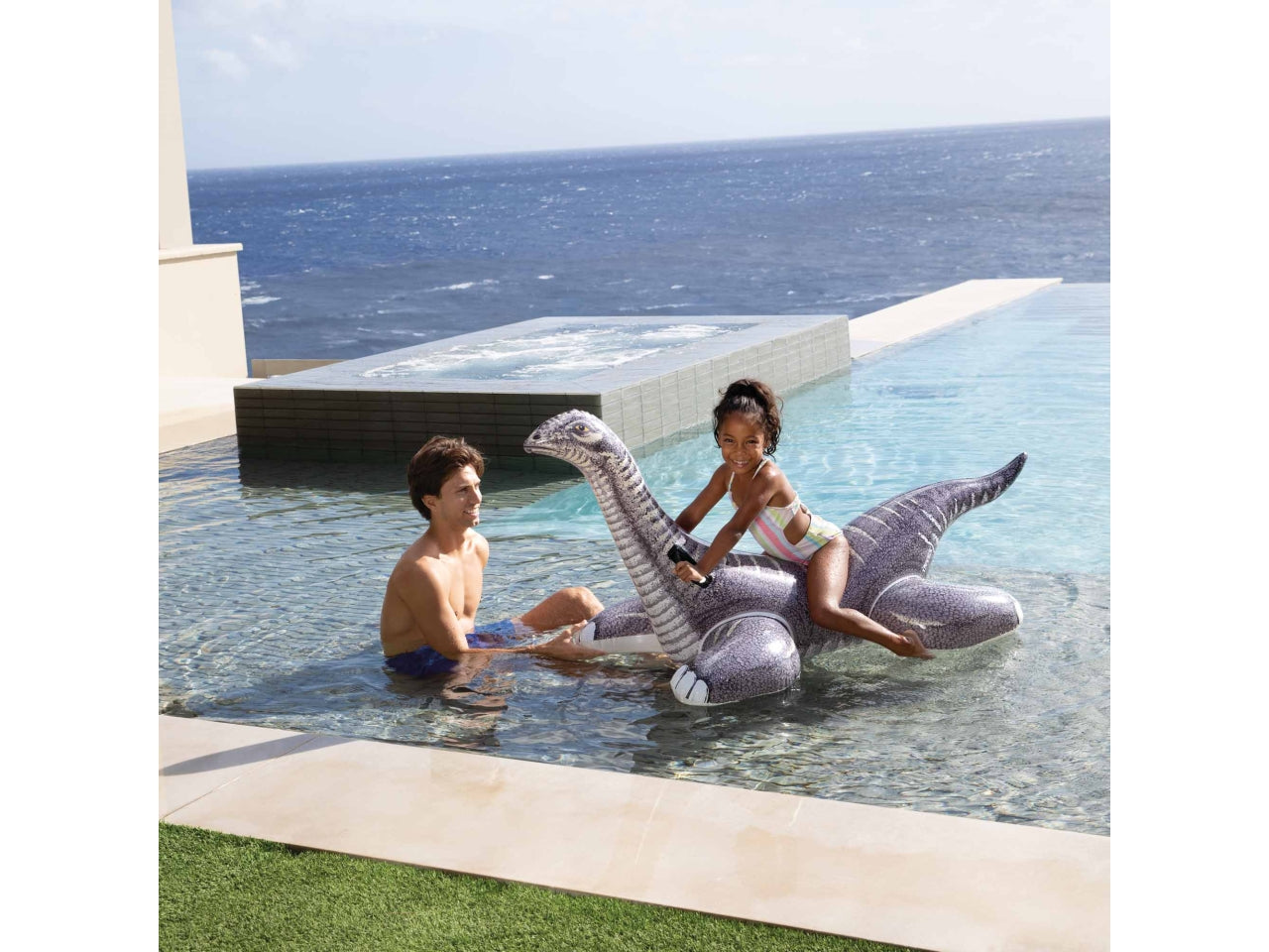 Cavalcabile brontosauro cm 178x94