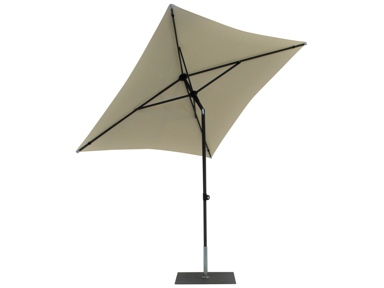 Ombrellone trend polyma 38/35 all.2x2m/4 grafite con snodo