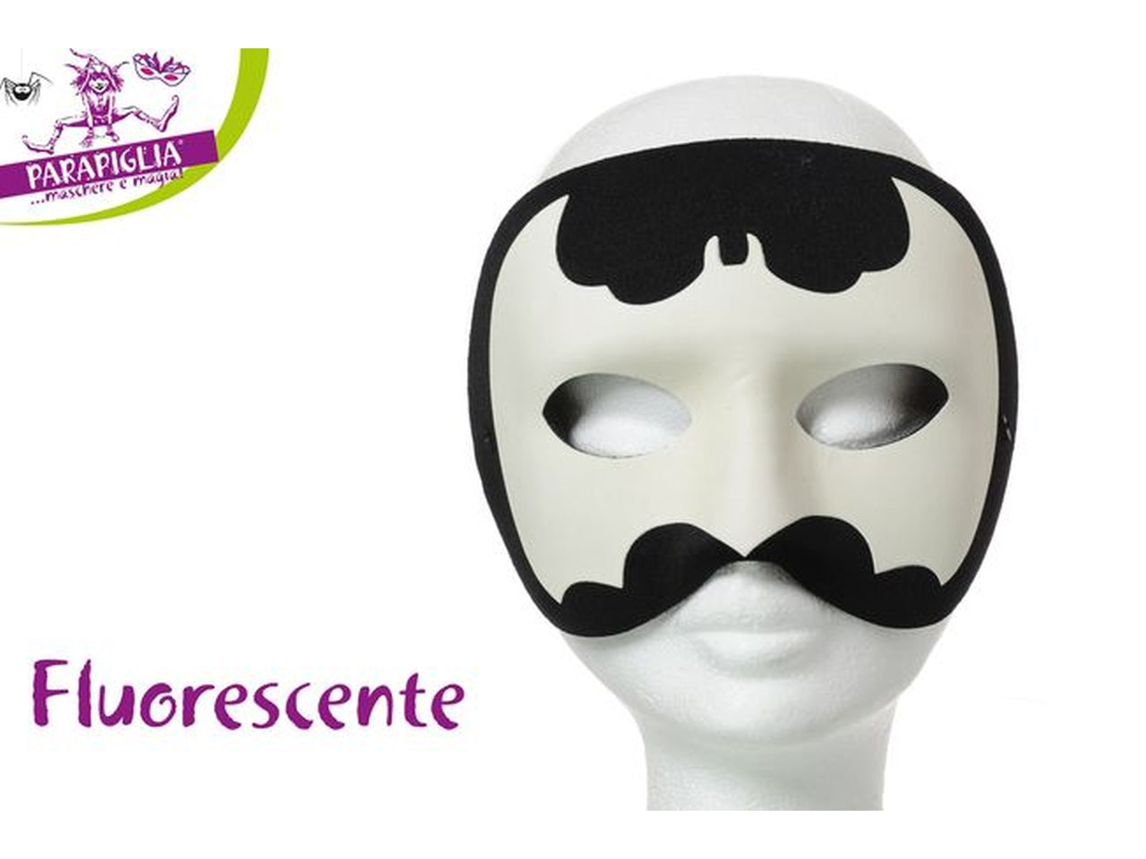 Maschera viso fluorescente