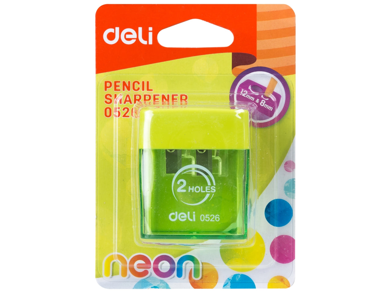 Temperamatite deli blisterato 2 fori