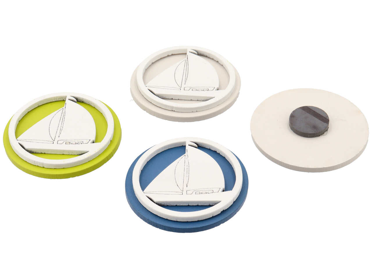 Magnete vela in colori assortiti
