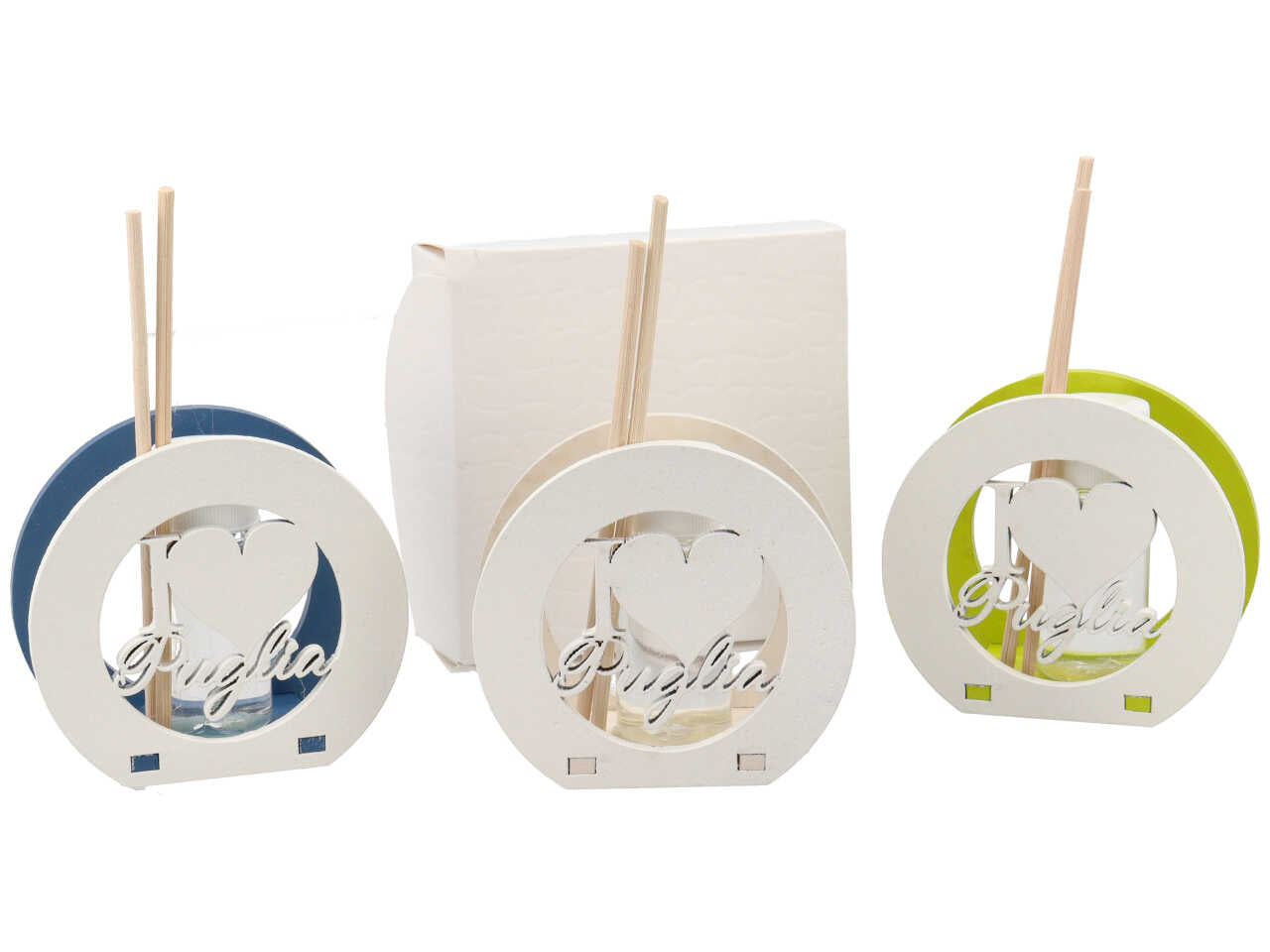 Profumatore tondo piccolo i love puglia