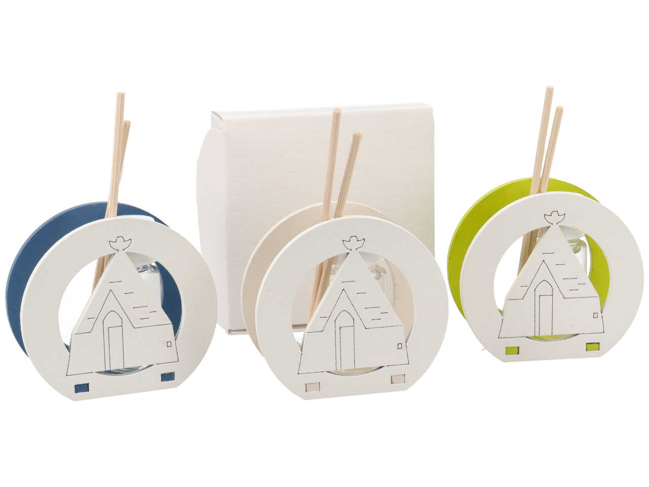 Profumatore tondo piccolo trullo in colori assortiti