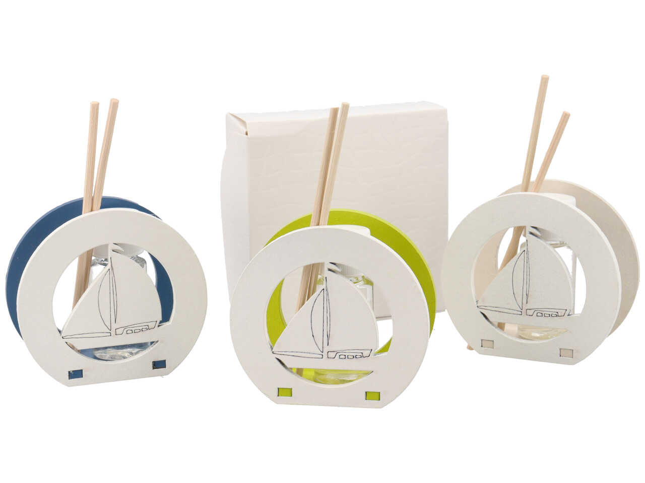 Profumatore tondo piccolo vela in colori assortiti