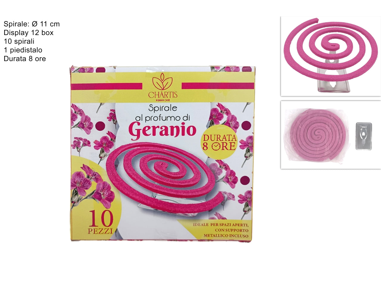 Box profumatore geranio $