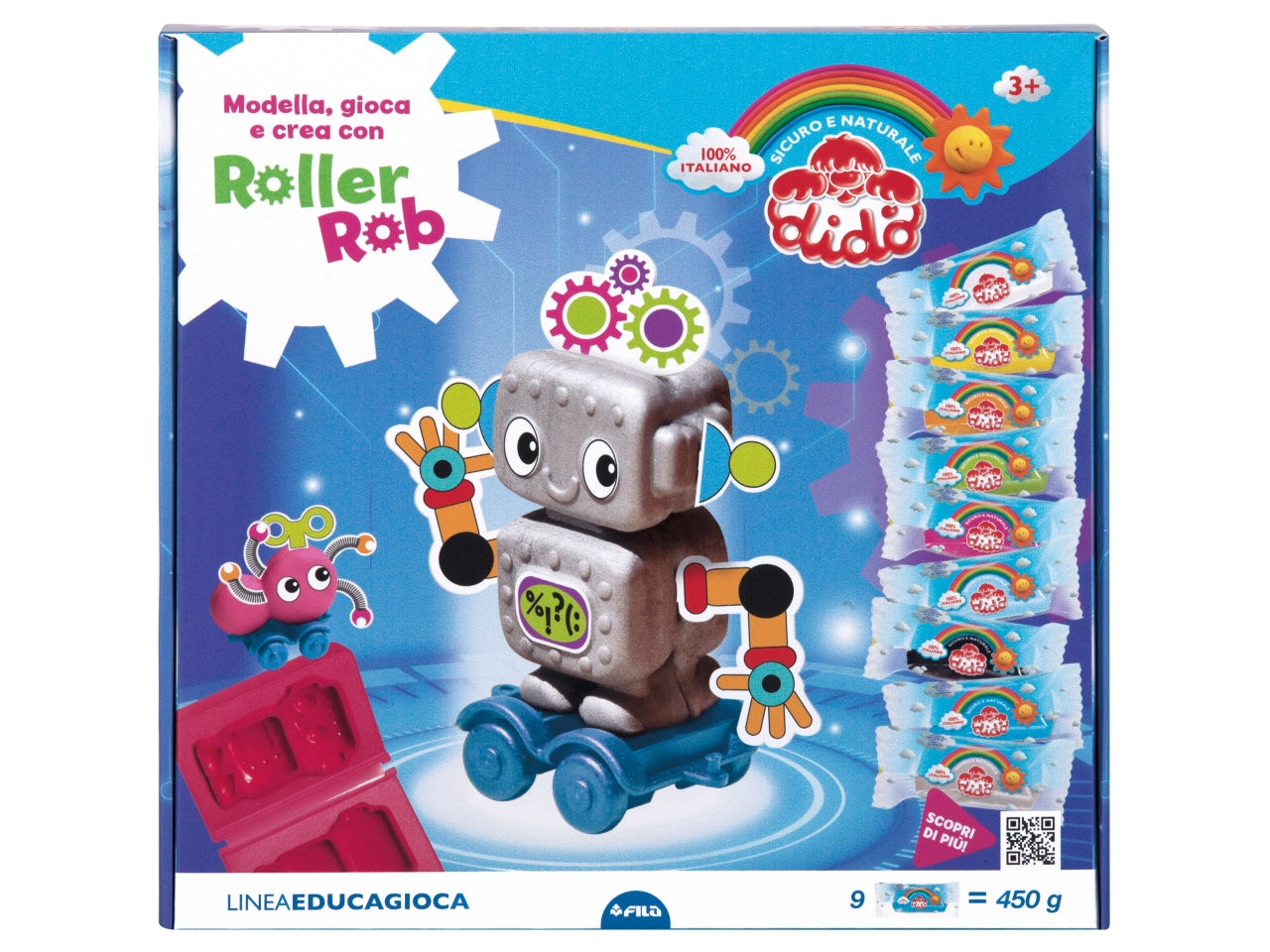 Dido' modella con rollerrob