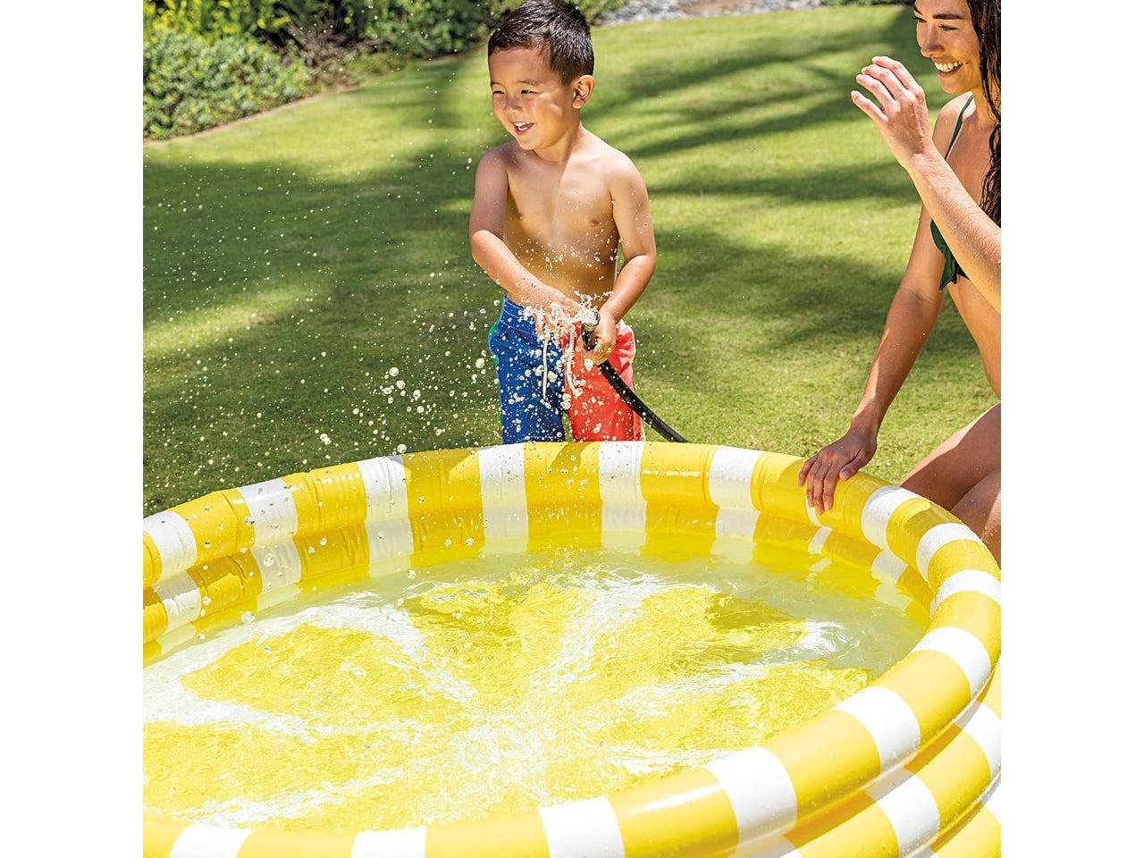 Piscina gialla cm 147x33