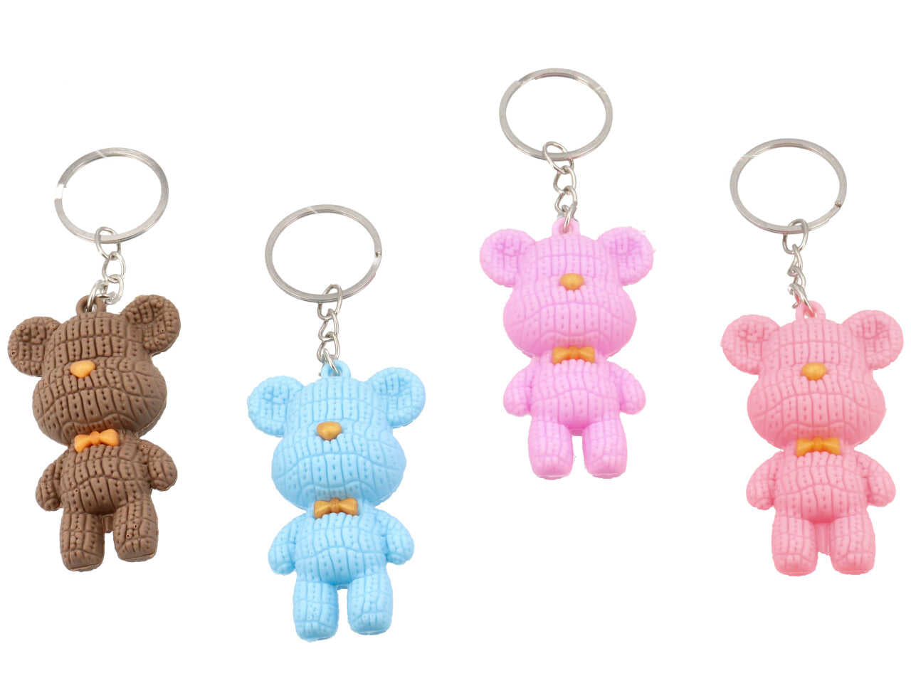Portachiavi in gomma orsetti