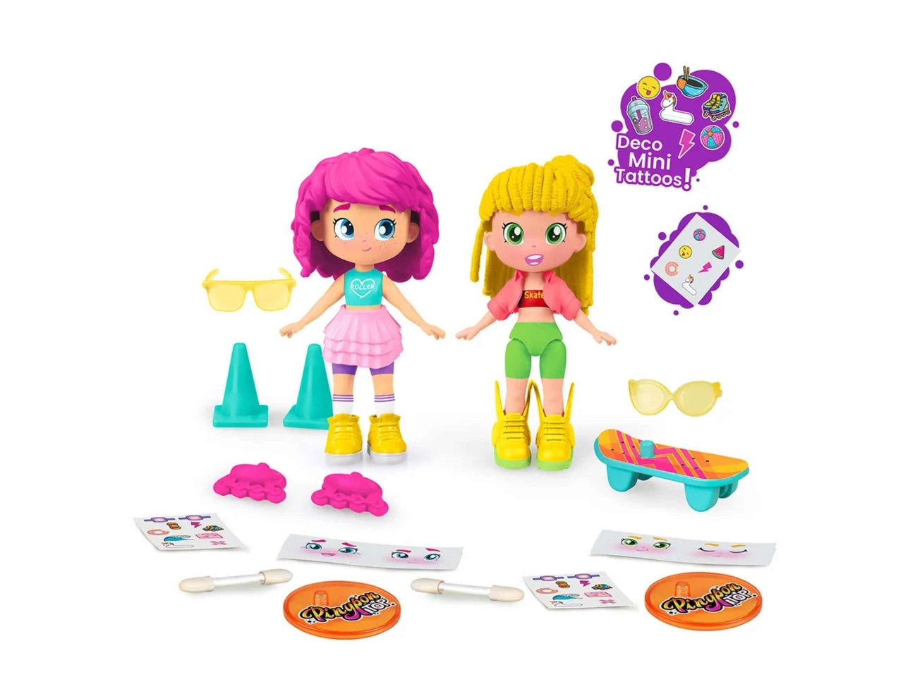 Bambola pinypon top roller girls