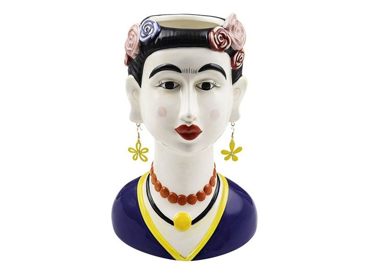 Viso donna ceramica