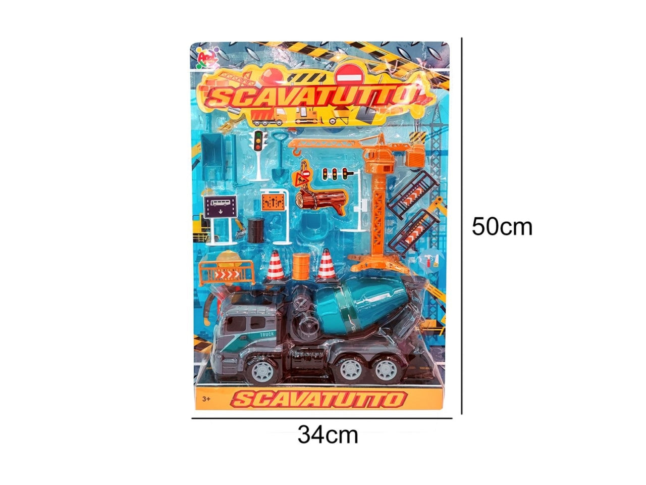 Set betoniera scavatutto