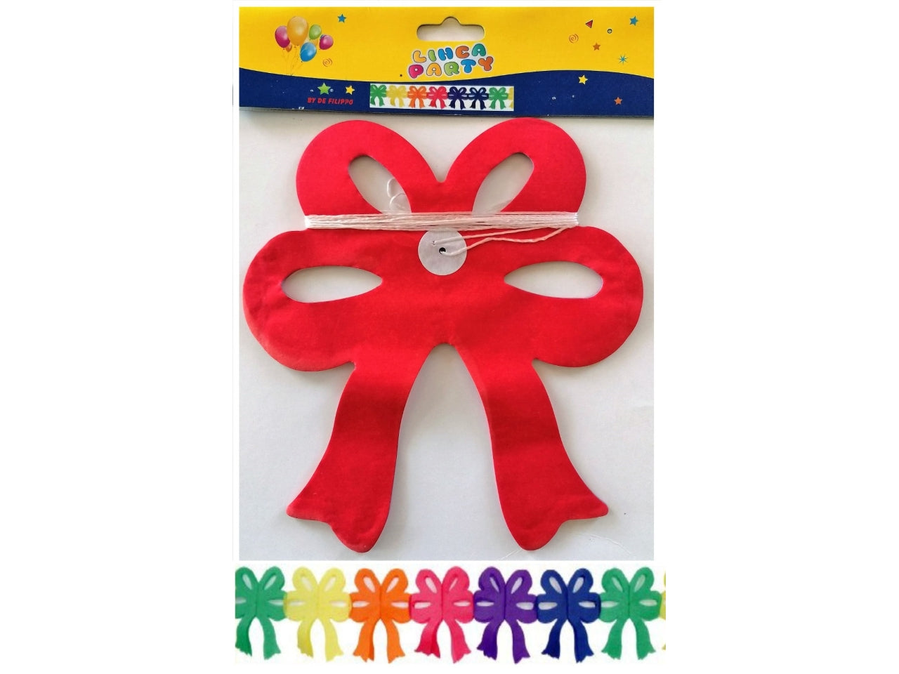 Festone fiocco 17,5x19cmx4m