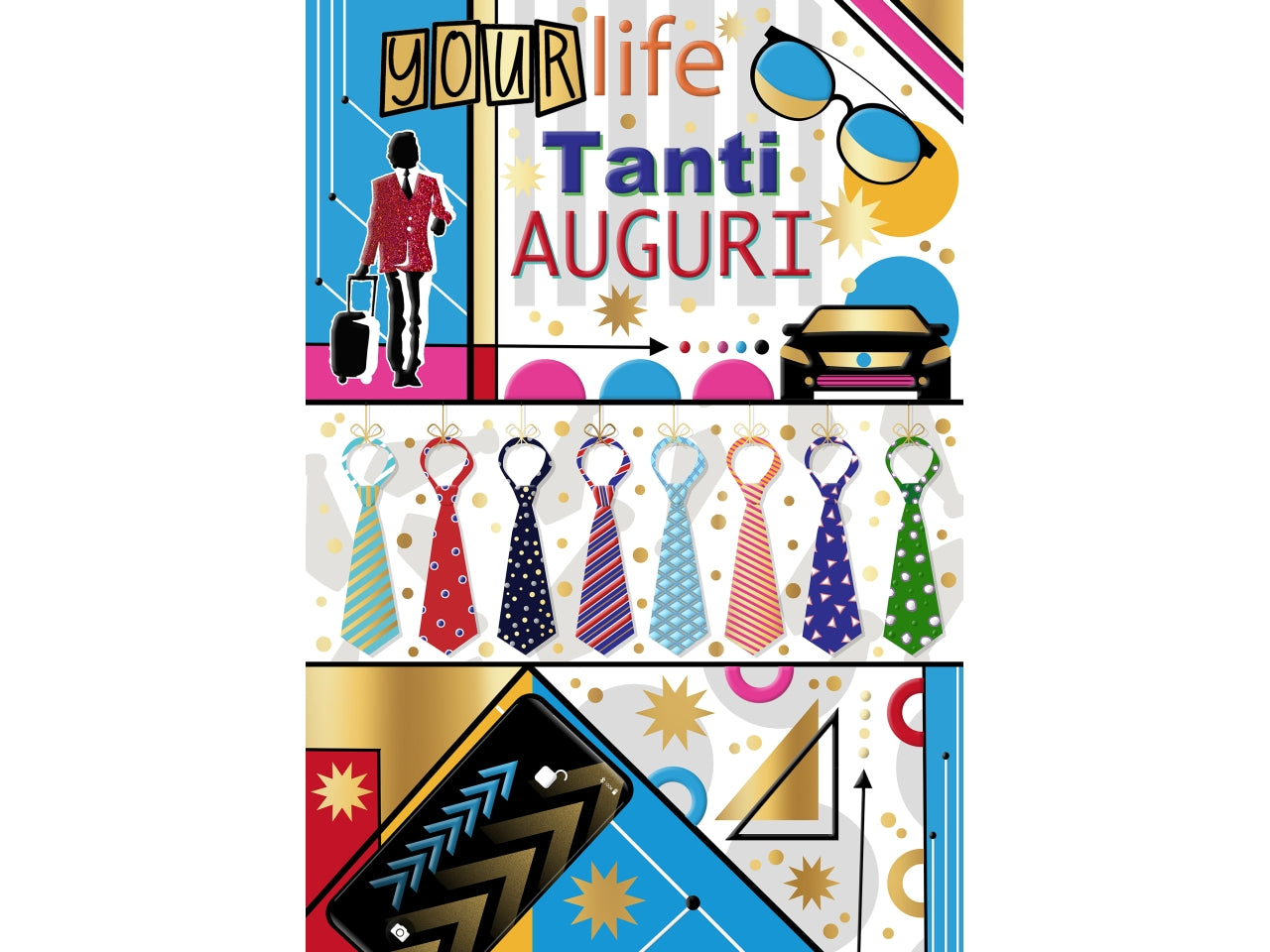 Biglietto tanti auguri maschile