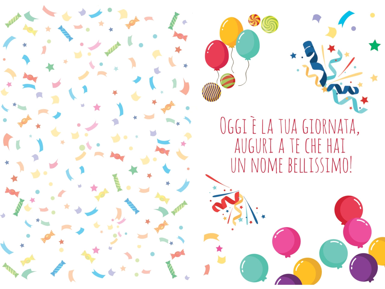 Biglietto buon onomastico