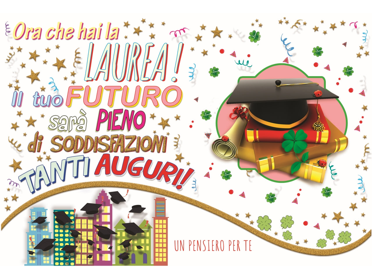 Biglietto portasoldi auguri laurea