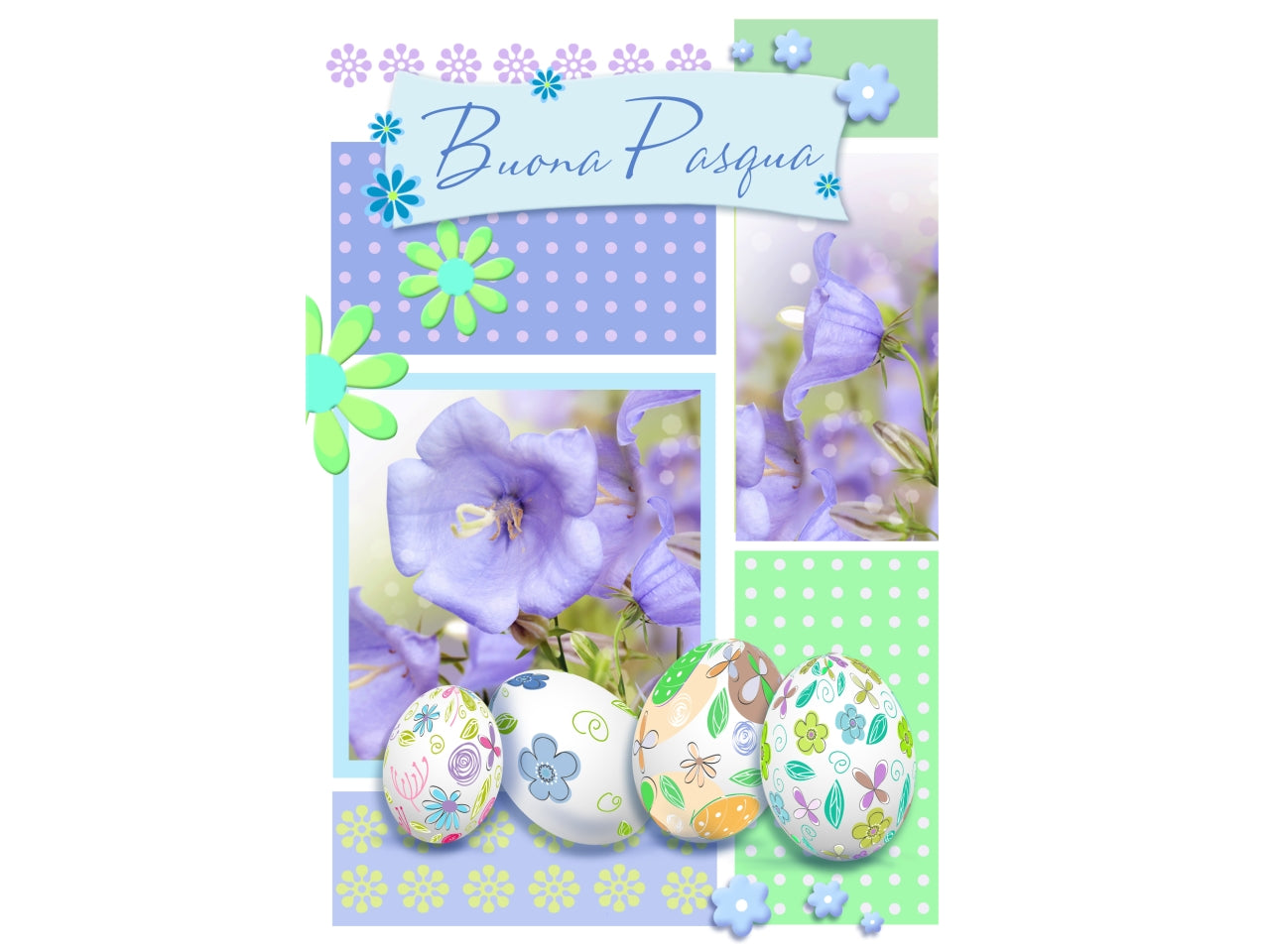 Biglietto pasqua laica