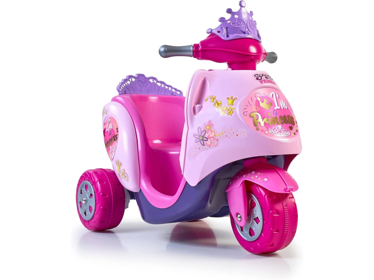 Feber moto scooter bimba little princess elettrica 6v