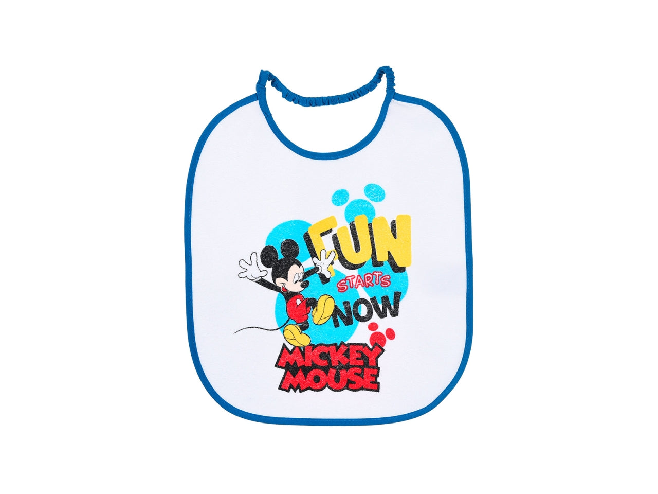 Mickey set 3 pezzi bavaglino, tovaglia e sacca