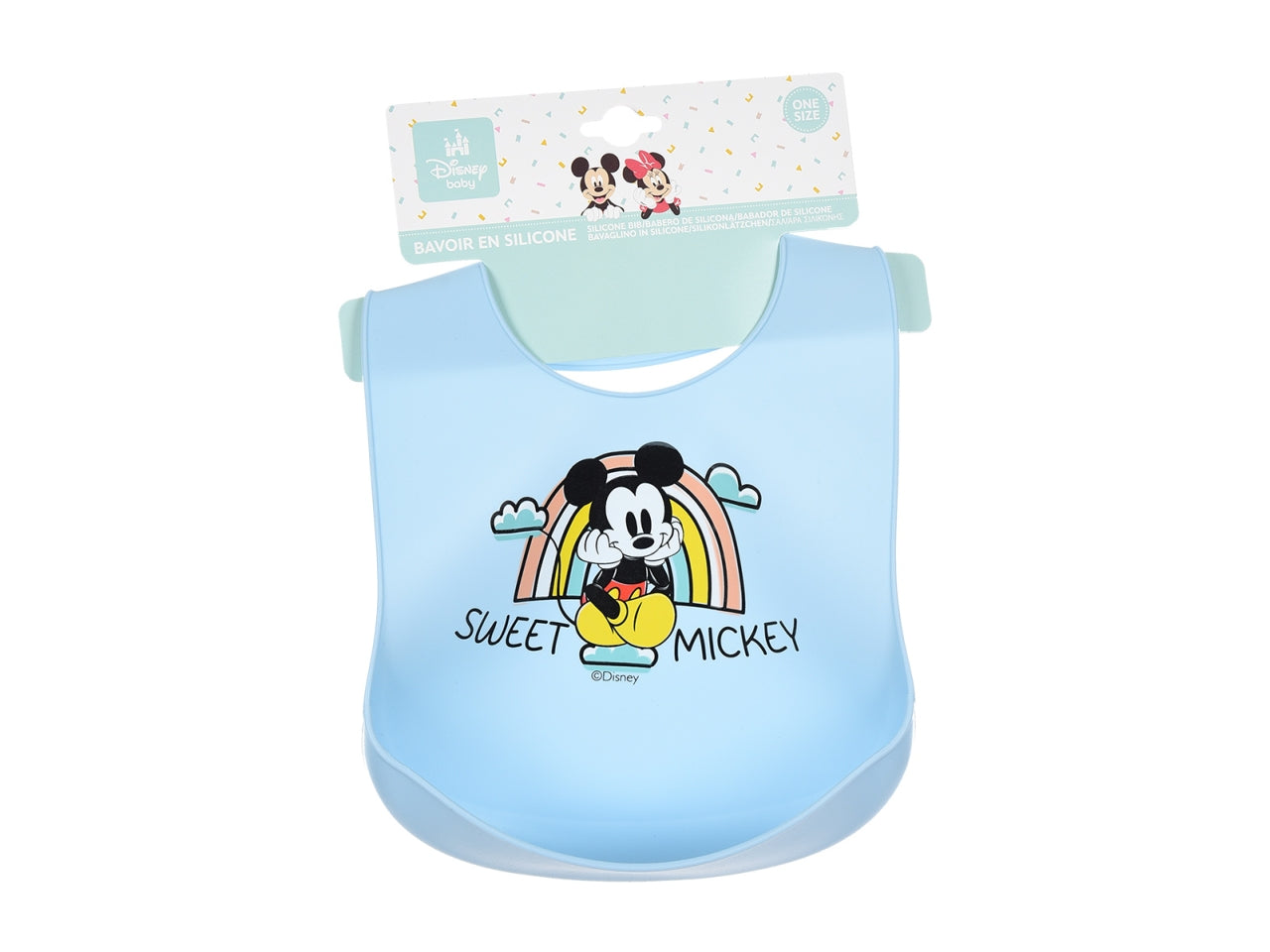 Mickey bavetta in silicone 30x23cm