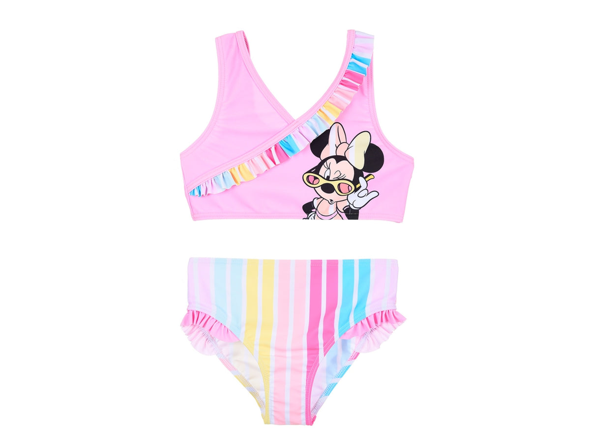 Minnie costume mare 2 pezzi con volant taglie da 3 a 8 anni